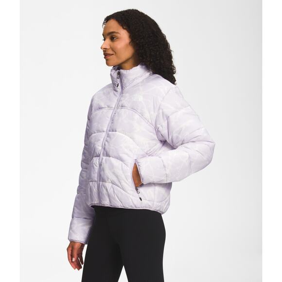 NWT The North Face TNF 2000 Puffer Lavender Print Jacket Women's Size Large - Picture 3 of 11